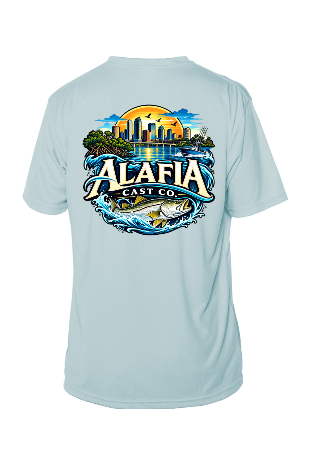 Tampa Sunrise Men’s UPF 50+ Short Sleeve Shirt